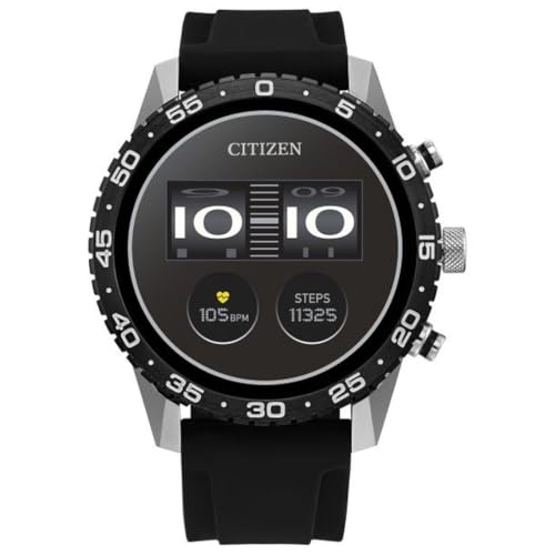 Citizen CZ Smart PQ2 44MM Sport Smartwatch with YouQ App with IBM Watson AI and NASA Research Wear OS by Google HR GPS Fitness Tracker Amazon Alexa iPhone Android Compatible IPX6 Rating - Image 1