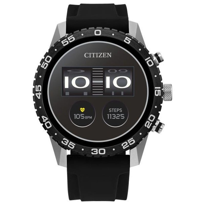 Citizen CZ Smart PQ2 44MM Sport Smartwatch with YouQ App with IBM Watson AI and NASA Research Wear OS by Google HR GPS Fitness Tracker Amazon Alexa iPhone Android Compatible IPX6 Rating - Image 2