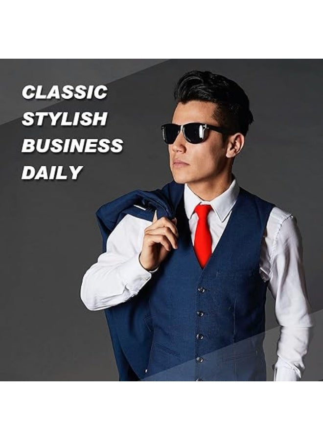 Pre-Tied Bow Tie Satin Solid Bowtie Adjustable Tuxedo Bowties for Men and Boys - Image 4