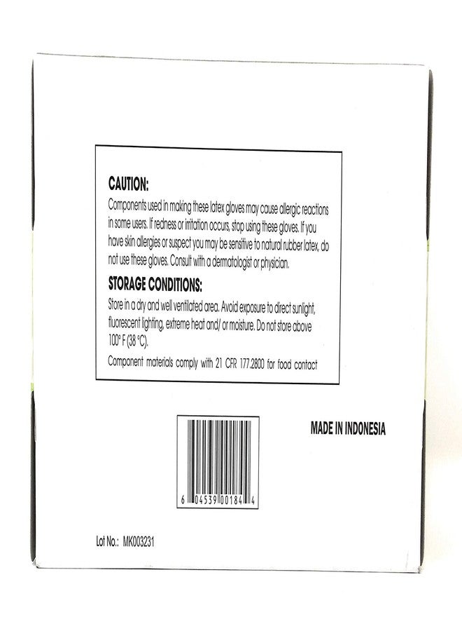 Emerald قفازات ديجي-إيمرالد، قفازات لاتكس disposable خالية من البودرة (صغيرة) - Image 2