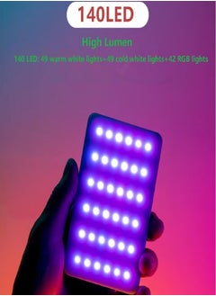 Occuwzz W140 RGB Video Light, Portable LED Camera Light Board 0-360 Full Color, CRI95+ 2500K-9000K Dimmable 20 Lighting Effects, 3000mAH Rechargeable LED Lighting for Photography, Video Conferencing, TikTok  - Image 5