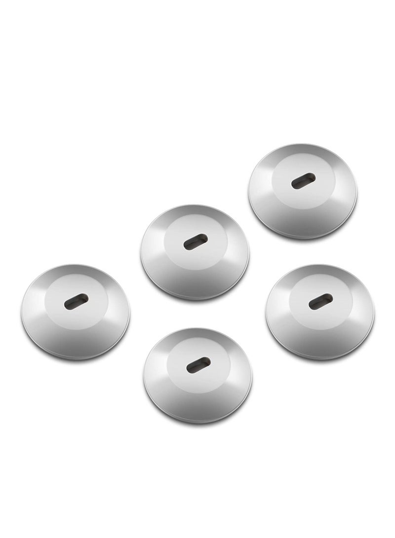 SOLARAE 5 عبوات من لوحة تثبيت لاصقة مع فتحة لقفل الكمبيوتر وكابلات الأمان لتأمين اللابتوبات والأجهزة اللوحية والشاشات لجهاز آيفون والهواتف الذكية - Image 1