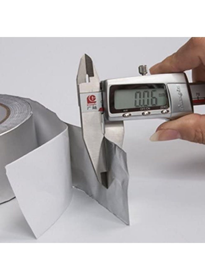 Aluminum Foil Tape, 10 Pieces Silver Tape, Silver, HVAC, Sealing and Patches of Hot and Cold Air Ducts, Fiberglass Duct Plates, Insulation - Image 1