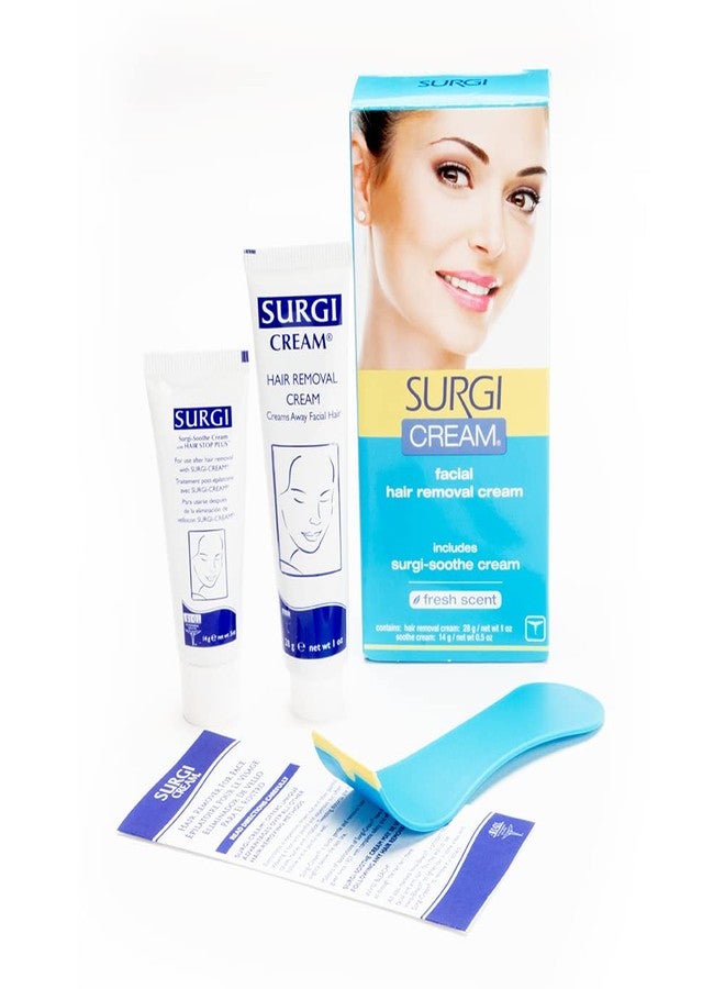 Surgiwax Surgi Wax Facial Hair Remover Cream, Hair Remover for Face, 1 Ounce Tubes (Pack of 3) - Image 3