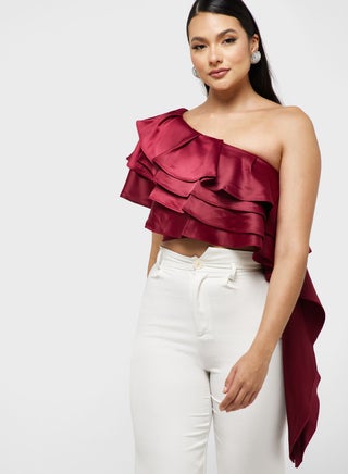 One Shoulder Ruffle Layer Top - pzsku/Z1EC4750EBF88E5D321FDZ/45/_/1698933663/582b3d8b-231c-4a24-848a-7594cbe27652