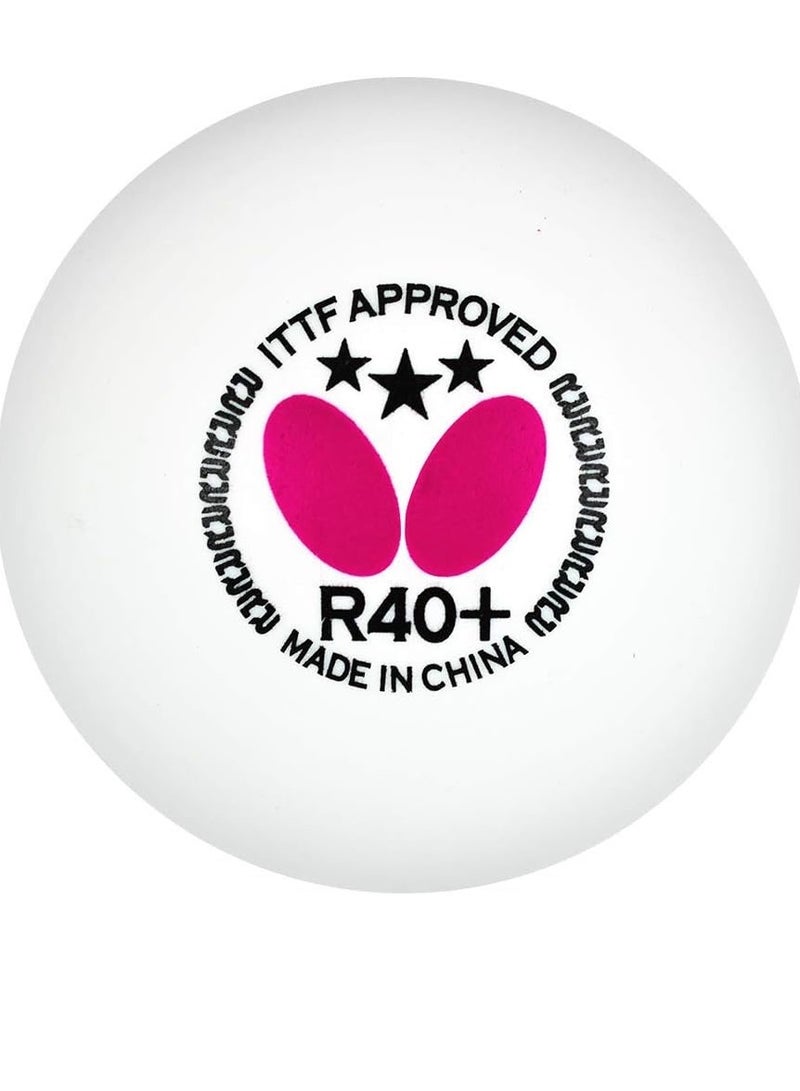 Butterfly Three Star R40+ Table Tennis Balls(Box Of 3) 4906901203181 - Image 2