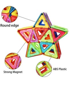 McDou 64pcs Magnetic Building Blocks Magnet Tiles for 3 4 5 6 7 Years Old Boys Girls Gifts  - Image 4