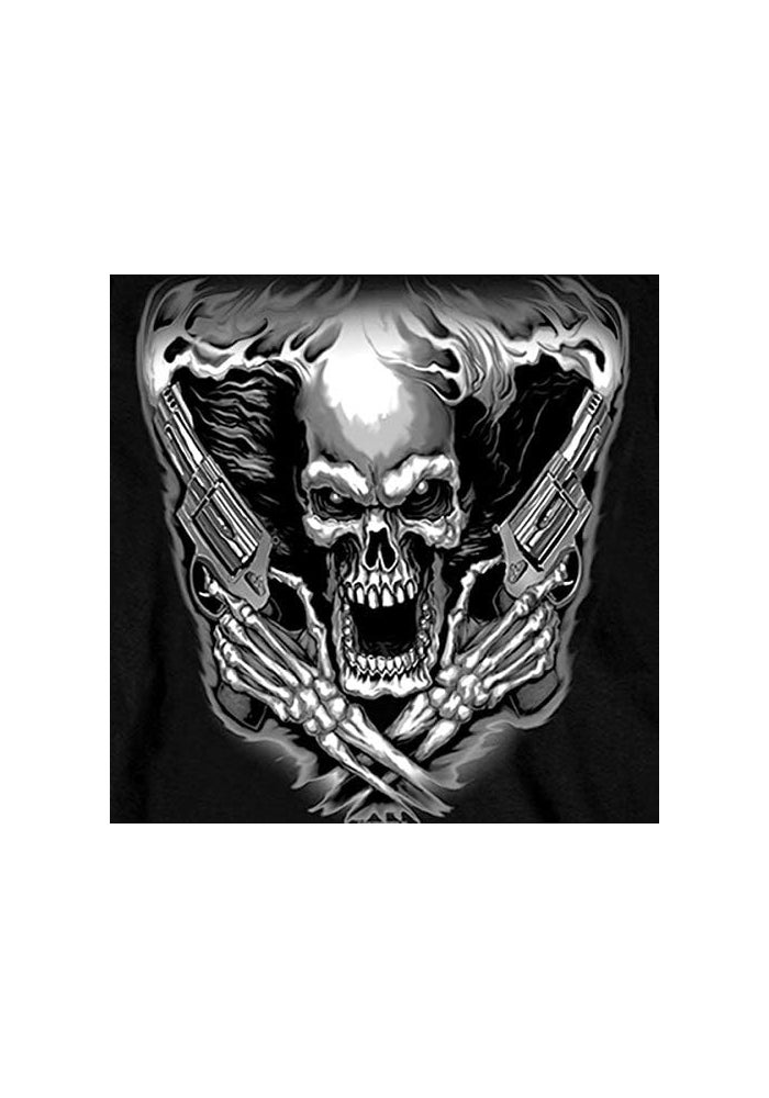 Hot Leathers Men's Assassin Black Long Sleeve Shirt - Image 4