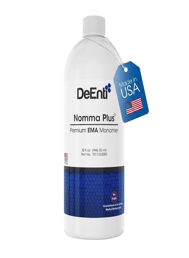 DeEnti Nomma Plus Professional Liquid Monomer, EMA Nail Liquid for Acrylic Powder, Non-Yellowing Monomer, 32oz Bottle, Professional Salon Quality Manicure and Pedicure Supplies - Image 1