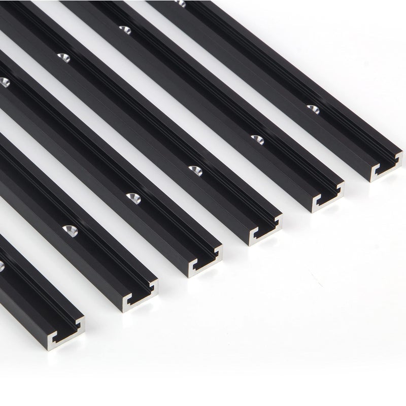 CLEAR STYLE T Tracks 36 Inch for Woodworking by CLEAR STYLE, Double-Cut Jig Profile Universal T-Tracks with Predrilled Mounting Holes (36 Inch 6 Pack) - Image 3
