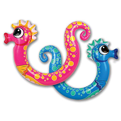 Poolmaster Swimming Pool Noodle Floaties for Kids, Seahorse, 2 Pack - Image 1