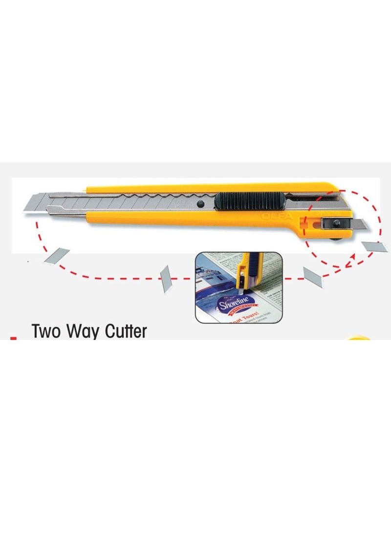 OLFA A-3 Standard Two Way Utility Knife With Pocket Clip  - Image 4