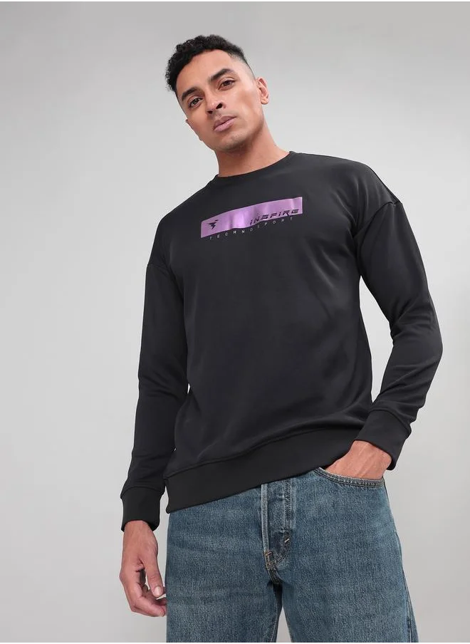 Technosport Technosport 4-Way Stretch Printed Sweatshirt