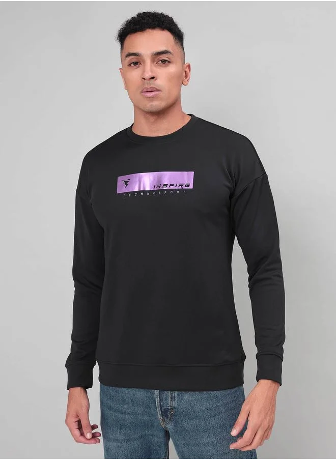 Technosport Technosport 4-Way Stretch Printed Sweatshirt