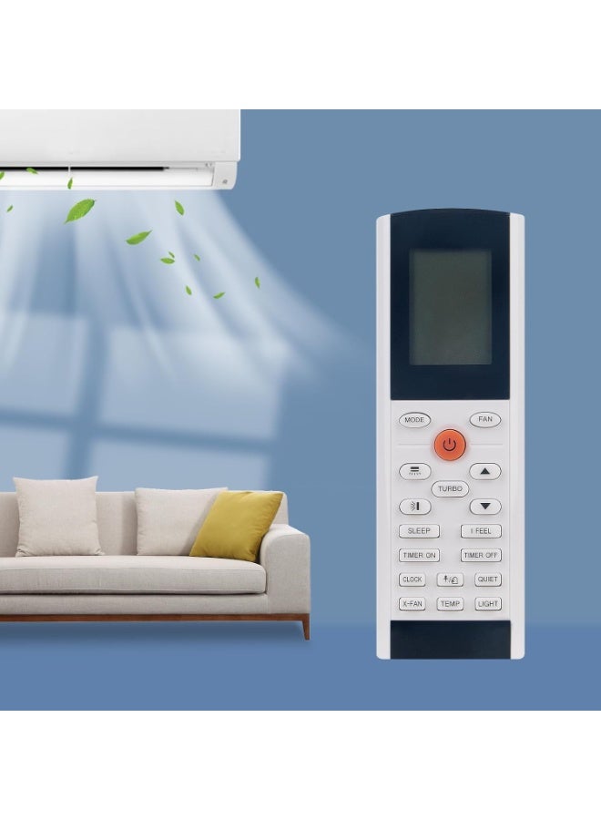 erorex Universal Air Conditioner Remote Control with LCD Display Smart Cooling Modes Timer Function and Easy Operation for Home and Office Use - Image 1