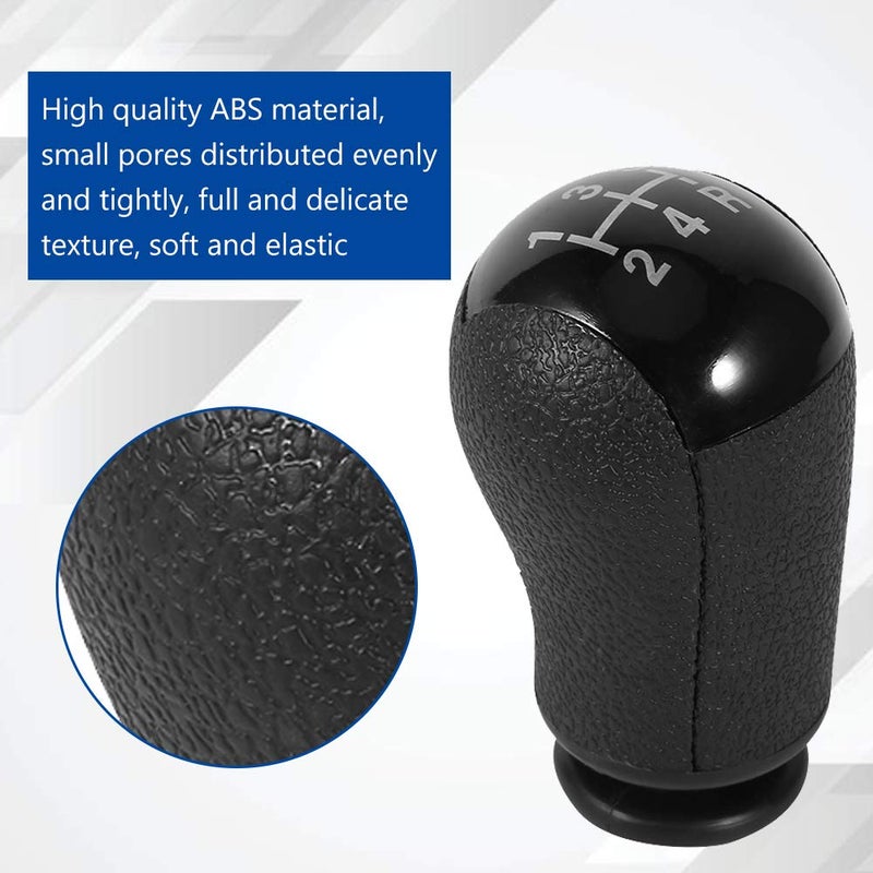 VGEBY 5 Speed Shifter Knob, Black, ABS Material, Compatible with Focus, Mondeo MK3, & More - Image 3