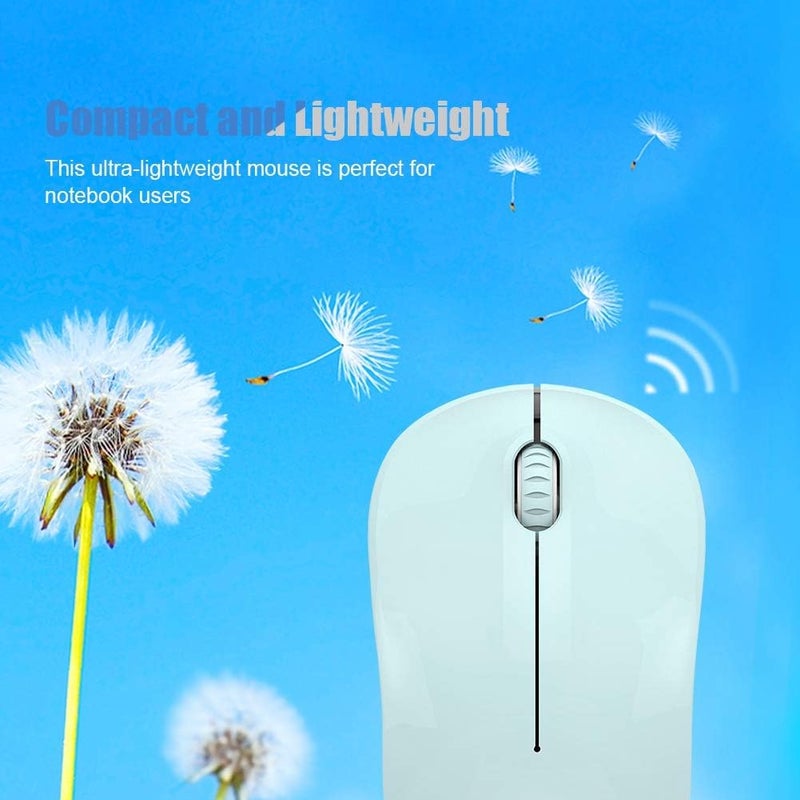 klarako 3Key 3D Universal Wireless Mouse, Gaming Mouse with 1600 DPI Resolution and Low Power Consumption, Desktop for Home Laptop for Computer for Office(Green) - Image 4