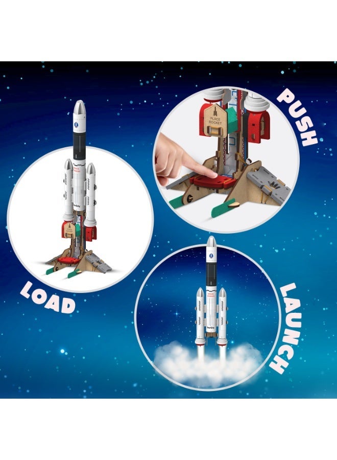 Smartivity Rocket Launcher DIY STEM Educational Toy Kit for Kids Age 6+ | Wooden Learning Toy | Build & Play | Gift for Boys & Girls - Image 2