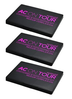 Pack Of 3- AC On Tour Contour Highlight Palette Medium Complexion