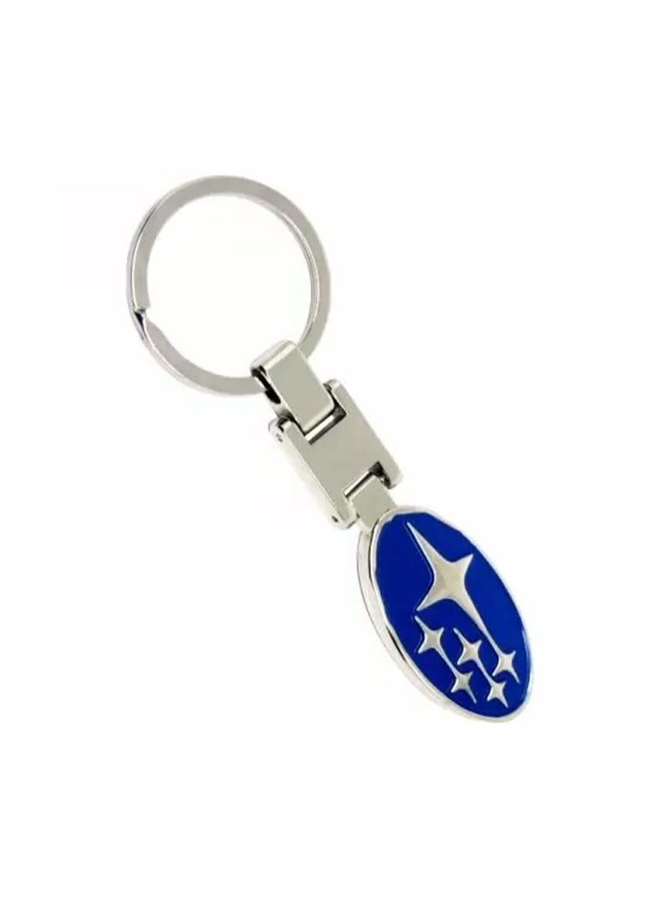 Service Zone Zinc Alloy Metal 3D Logo Keychain For Subaru - Image 2