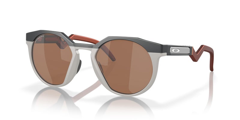 Oakley Mens OO9242 HSTN Round Sunglasses, Matte Carbon/Prizm Tungsten, 52 mm - Image 1
