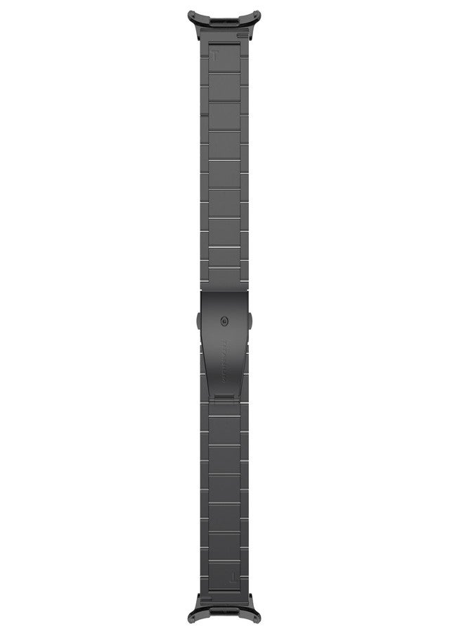 سوار EANWireless لساعة Galaxy Watch 8 Classic مقاس 46 مم، سوار معدني من التيتانيوم 2025، ملحق بديل للرجال والنساء، متوافق مع ساعة Samsung Galaxy Watch 8 مقاس 40 مم و44 مم، أسود - Image 4