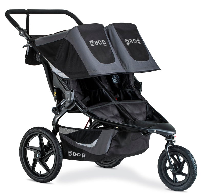 BOB Gear BOB Gear Revolution Flex 30 Duallie Double Jogging Stroller Graphite Black