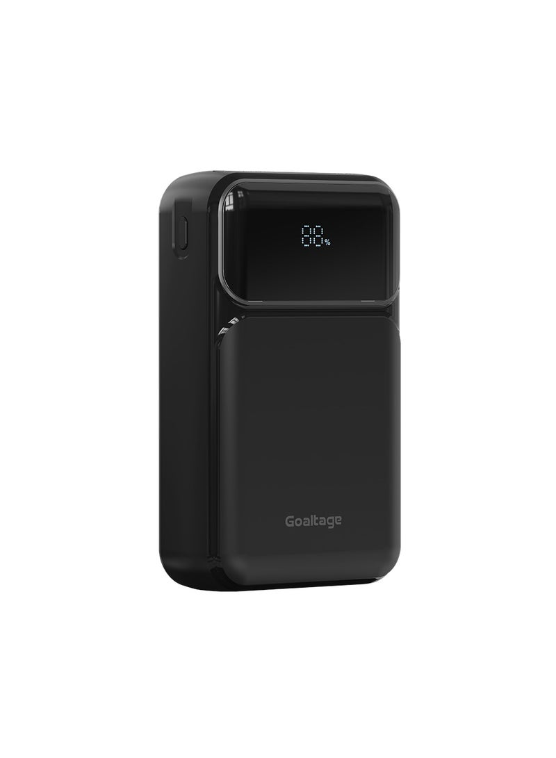 Goaltage PB09 ChargeHub 20K Power Bank 22W with Built-In Cable, Power Indicator, Universal Safe Charging and Multi-Port Functionality - Image 3