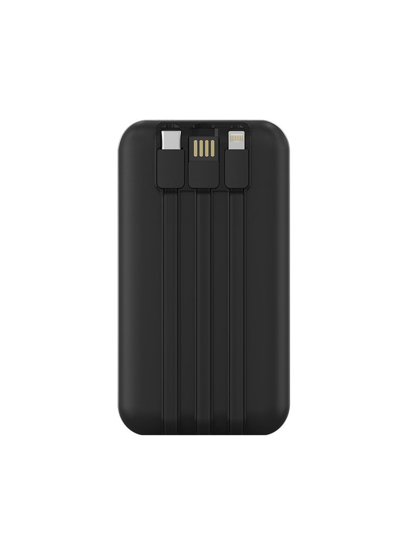 Goaltage PB09 ChargeHub 20K Power Bank 22W with Built-In Cable, Power Indicator, Universal Safe Charging and Multi-Port Functionality - Image 2