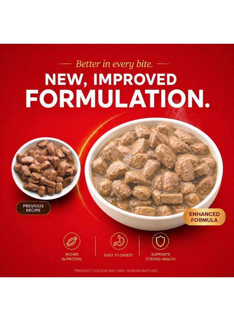 Drools Puppy Wet Dog Food Real Chicken and Chicken Liver Chunks in Gravy Pouches - Image 5