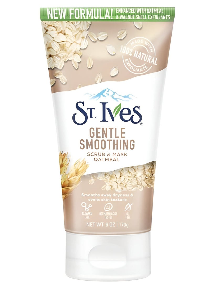 ST. Ives Gentle Smoothing Scrub And Mask Oatmeal 170g  - Image 1