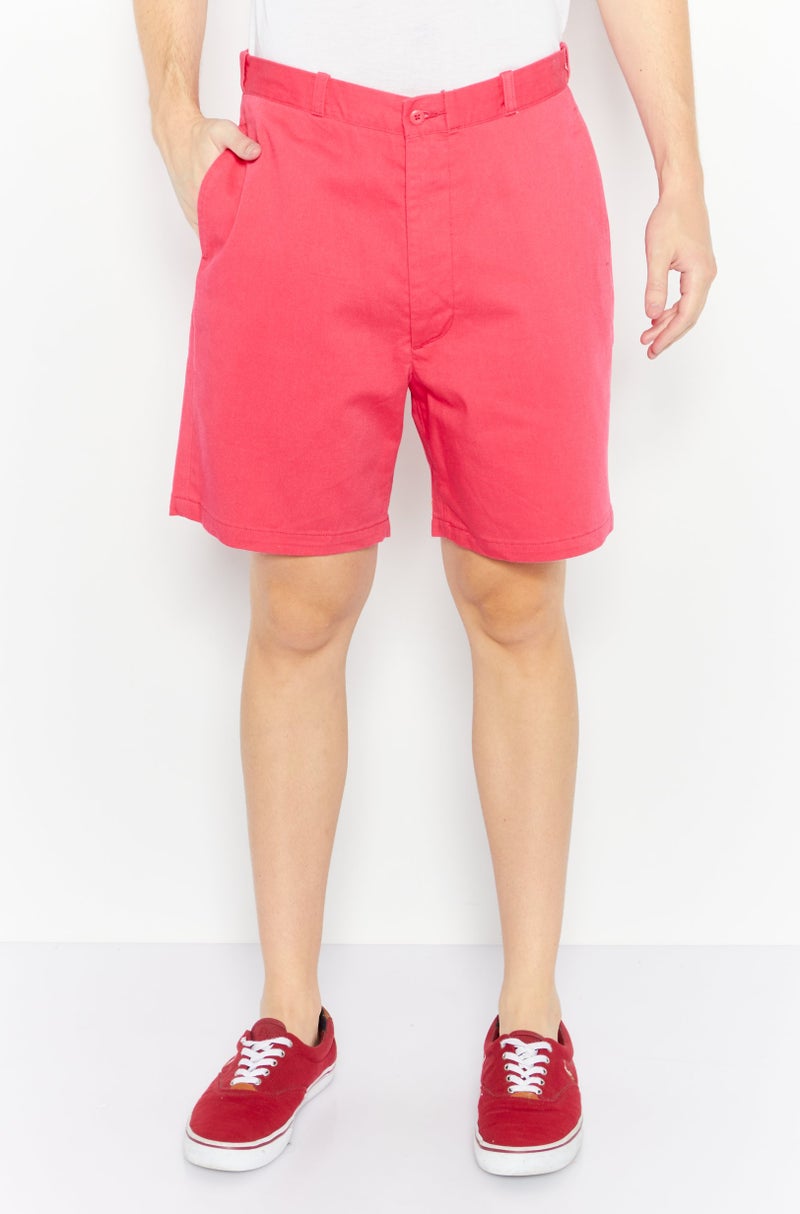 Levi's شورتات تشينو صلبة للرجال، وردي داكن - Image 1