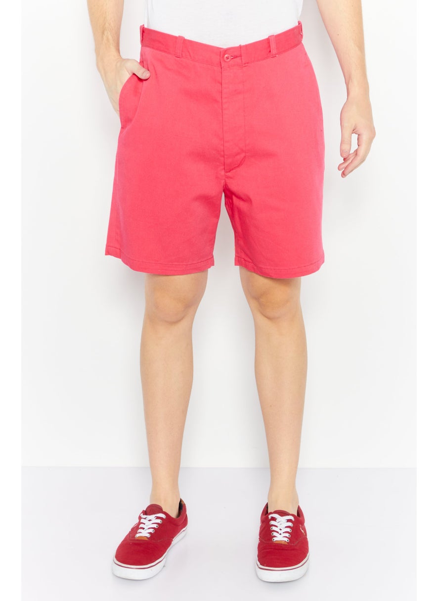 Men Solid Chino Short, Dark Pink - pzsku/Z1EC5888D0EE8AA6344F0Z/45/_/1731593385/f7498ee5-d1f7-4dde-8351-8b53d4f483fa