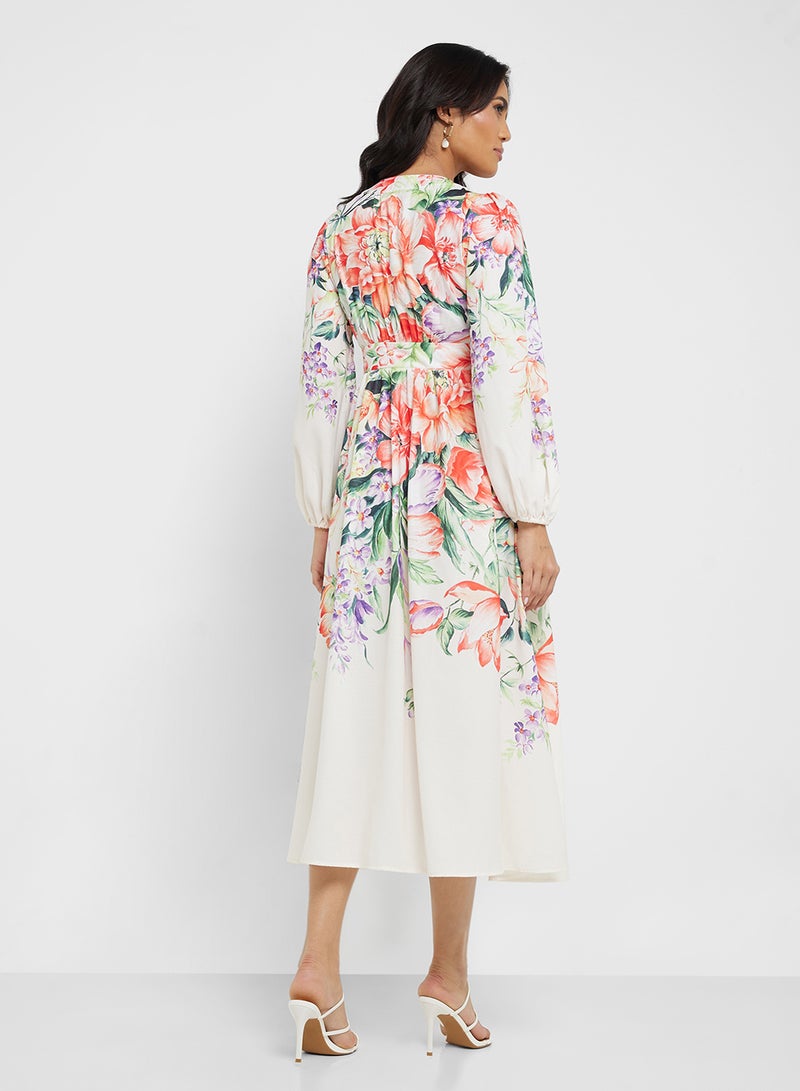 Khizana Floral Print Dress - Image 2