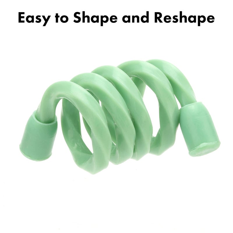 Gesipor 10 Pcs 12-Inch Silicone Cable Ties - Reusable Rubber Twist Ties Bendable Cable Ties For Bundling And Holding  All Purpose Cord Tie For Indoor And Outdoor (5 Colors) - Image 4