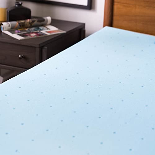 LUCID Mattress Topper, Twin XL, 3 Inch, Memory Foam - Gel Infused Mattress Topper - CertiPUR Certified - Image 3