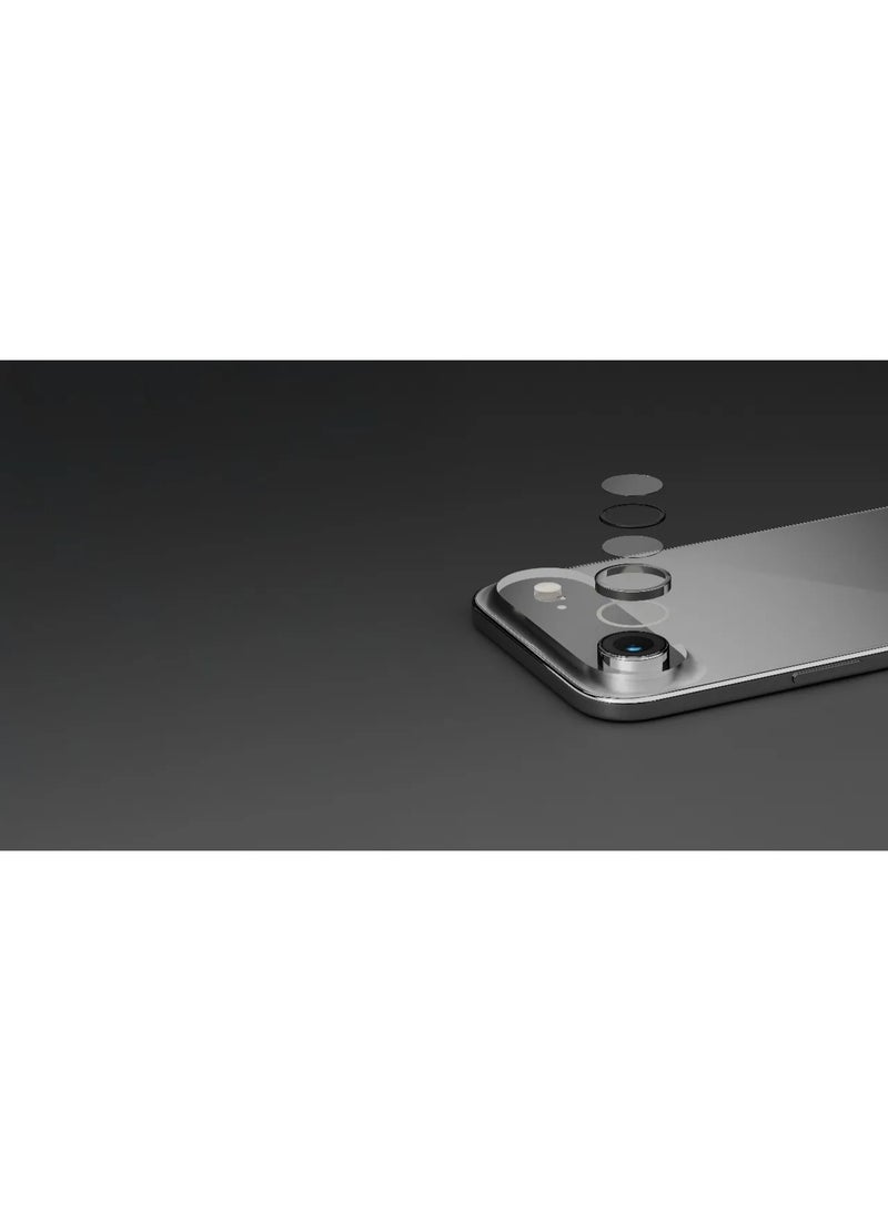 ليفيلو واقي عدسة Lucent Duo مع نفاذية 99% / واقي عدسة iPhone 17 Air / واقي عدسة مع 2x سبائك التيتانيوم - فضي - Image 2