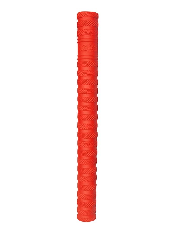 XOKO Cricket Bat Grip, Anti-Slip Rubber Handle, Ultra Tacky Performance Grip for Enhanced Handling, Pack of 1 (RED)