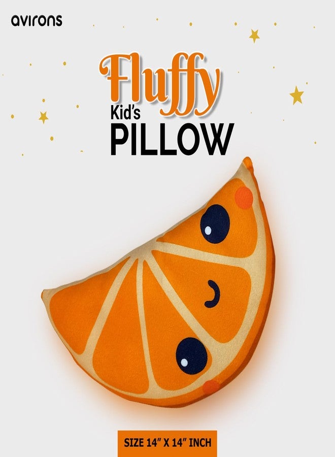 Avirons Adorable Orange Pillow - Soft and Playful! Ideal for Kids, This Orange-Shaped Pillow adds Fun and Comfort to Their Day, Making Rest and Play Extra Special. - Image 4
