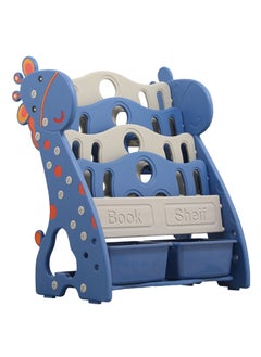 Perfii Kids Bookshelf Toddler 4-Tier Book Organizer Rack Children's Bookcase Display Stand and Toy Storage Cabinet  - Image 1