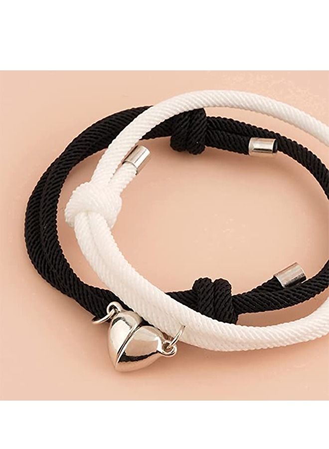 Ant 2-Piece Couples Bracelets for Women Men, Love Heart Bracelets for Couples, Jewelry Bracelet Love Chain - Image 4
