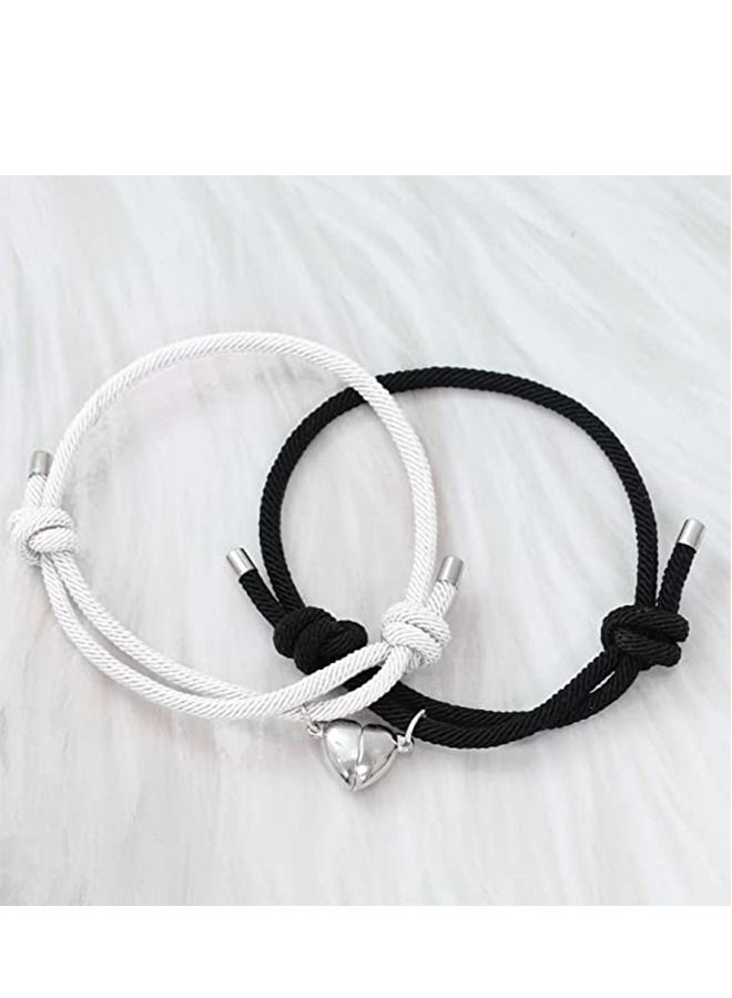 Ant 2-Piece Couples Bracelets for Women Men, Love Heart Bracelets for Couples, Jewelry Bracelet Love Chain - Image 3