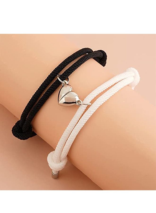 Ant 2-Piece Couples Bracelets for Women Men, Love Heart Bracelets for Couples, Jewelry Bracelet Love Chain - Image 5