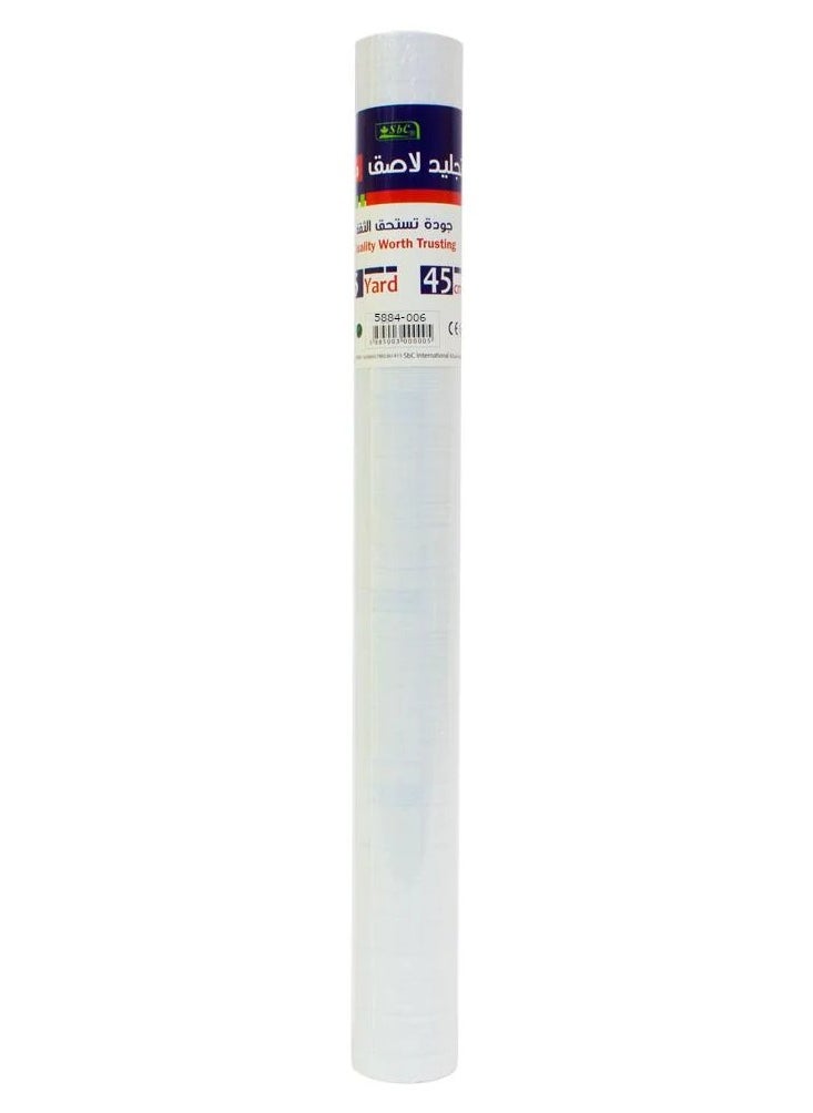 SBC Adhesive Roll Cover 15 Yards X 45CM Clear  - Image 1