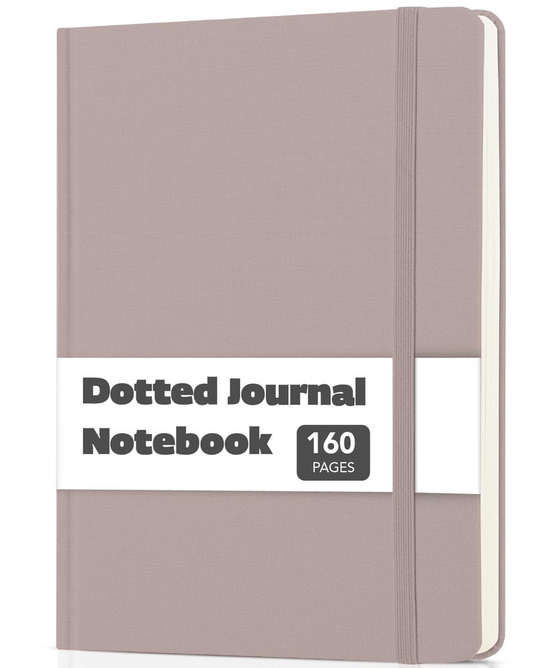 Mr. Pen Mr Pen Dotted Journal Notebook A5 Medium Size 57x84 160 Pages 80 Sheets Fabric Hardcover 100 GSM Thick Paper Bullet Dotted Journal for Planning Tracking - Image 2