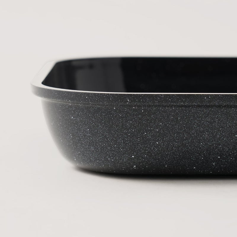 ألبرتو مقلاة شواء ألومنيوم 2.2 لتر، أسود - Image 5