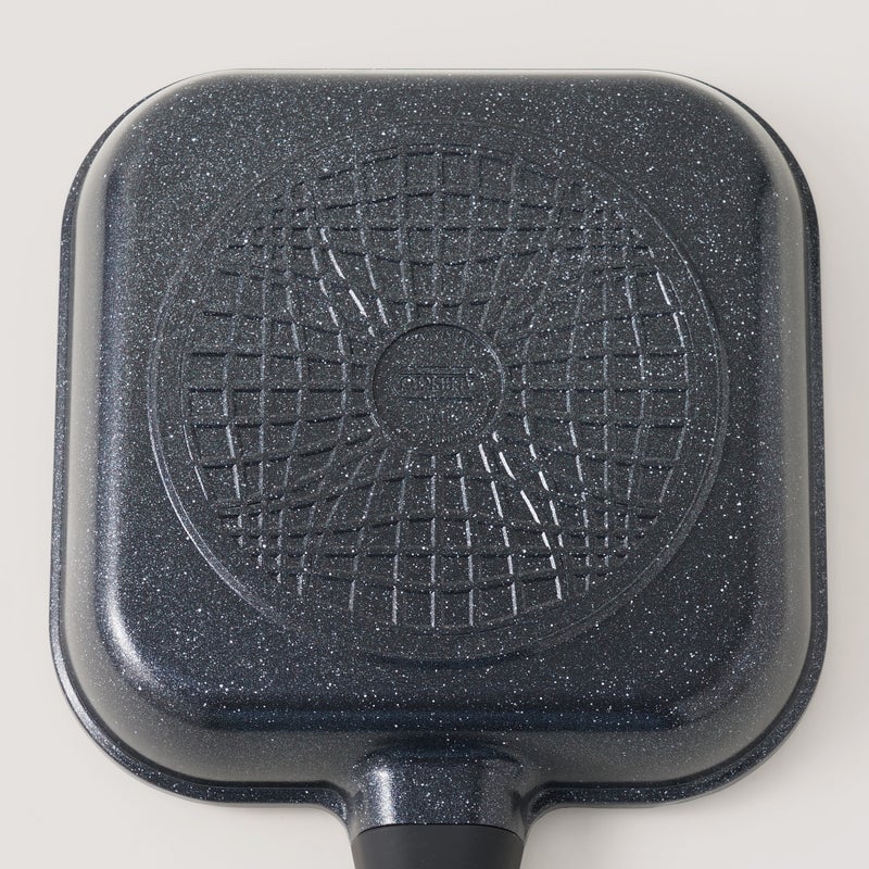 ألبرتو مقلاة شواء ألومنيوم 2.2 لتر، أسود - Image 4