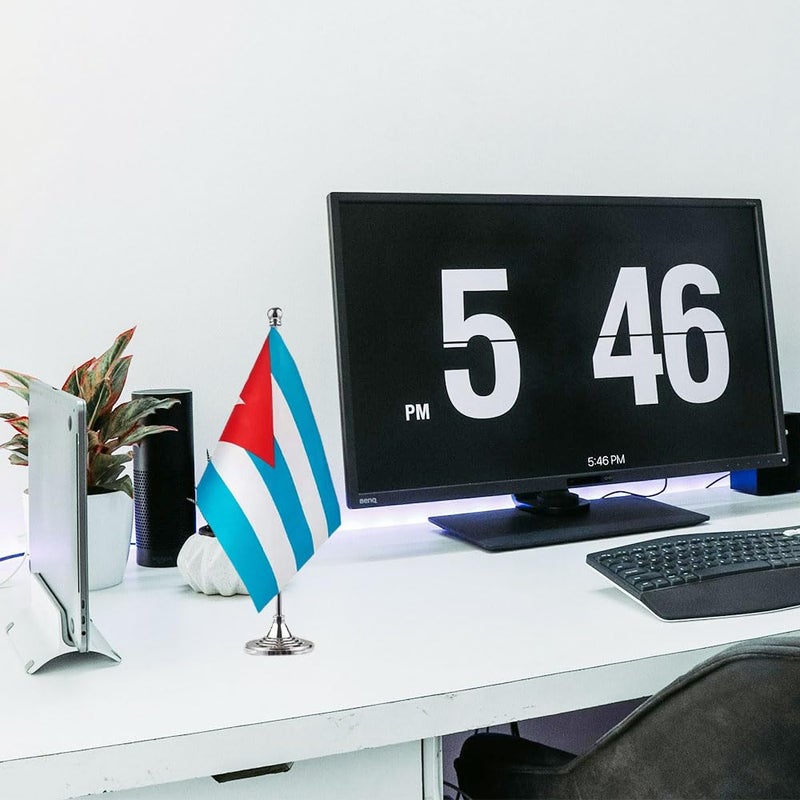 mflagperft Cuba Flag Cuban Table Desk Small Mini Flags Decorations - Image 5