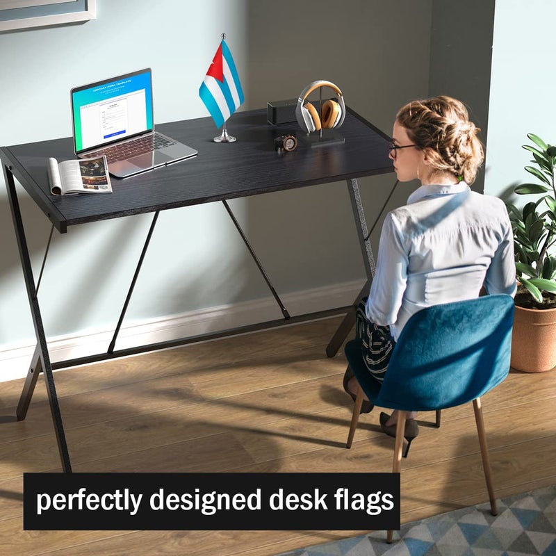 mflagperft Cuba Flag Cuban Table Desk Small Mini Flags Decorations - Image 3
