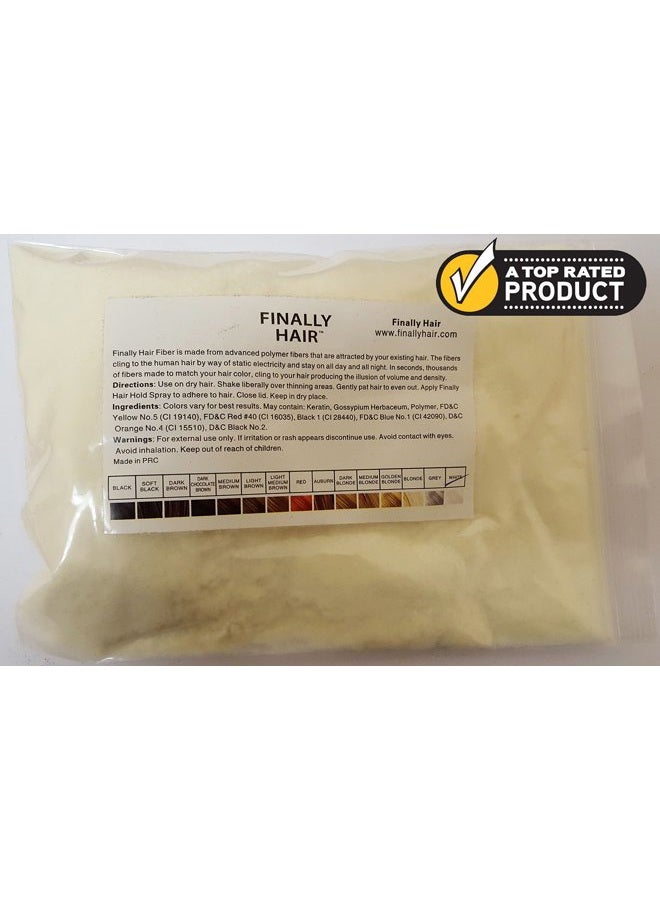 Finally Hair Hair Fiber Refill 100 Grams For Hair Loss Concealing by Finally Hair (White) - Image 2